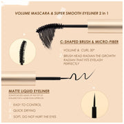Mascara Eyeliner - VerdeLux Cosmetics 