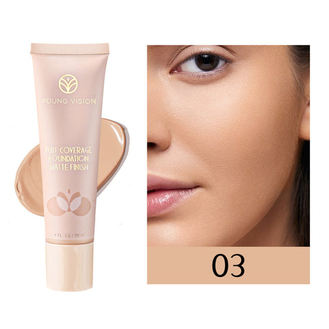 Liquid Invisible Improve Skin Color Foundation Cream - VerdeLux Cosmetics 