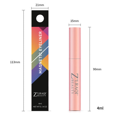 Beauty Magnetic Eyeliner Round Tube Liquid Eyeliner - VerdeLux Cosmetics 