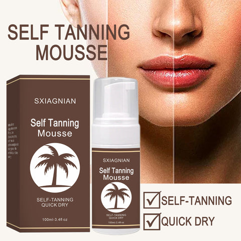 Tanning Mousse Bronzer Moisturizing Without Sun - VerdeLux Cosmetics 