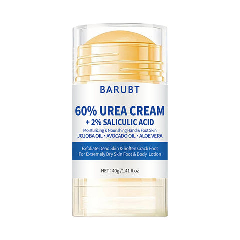 60% UREA CREAM + 2% SALICYLIC ACID Moisturizing Hand & Foot Skin Lotion by BARUBT