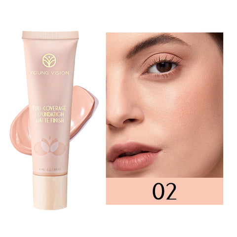 Liquid Invisible Improve Skin Color Foundation Cream - VerdeLux Cosmetics 