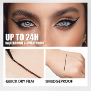 Eyeliner Liquid Eyeliner Waterproof Smear-proof Extremely Fine - VerdeLux Cosmetics 