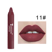Portable rotating matte lipstick stick