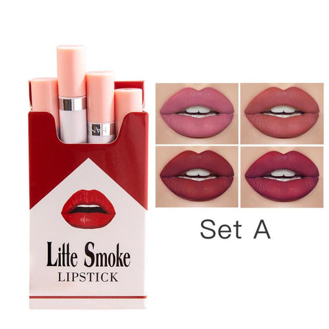 "Soft matte finish mist lipstick"