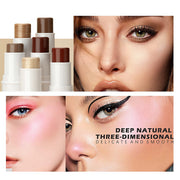 Highlighter Pen Face Concealer Contouring Bronzer Brighten 3D Contour Makeup And 3 In 1 Blush Eyeshadow Lipstick Stick - VerdeLux Cosmetics 