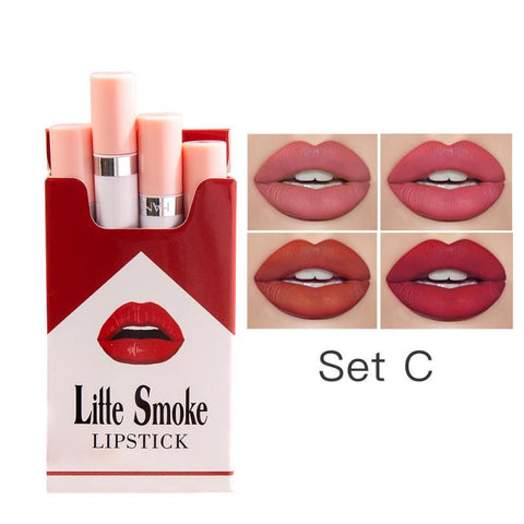 "Long-lasting matte mist lipstick"