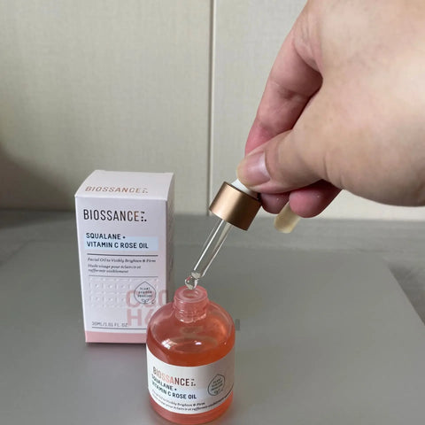 Squalane Rose Essence Oil VC Vitamin Powder Brightening and Exquisite Essence 30ml - VerdeLux Cosmetics 