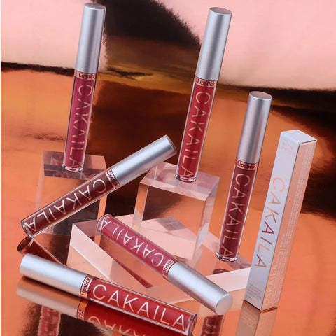 Sexy Long Lasting Velvet Matte Lip Gloss Liquid Lipstick Lip Makeup Women Beauty Red Nonstick Cup Waterproof Lip Gloss - VerdeLux Cosmetics 