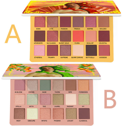 Eyeshadow Matte And Metallic Eyeshadow Palette - VerdeLux Cosmetics 