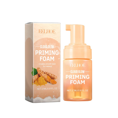 Pre-makeup mousse toner for smooth skin prep