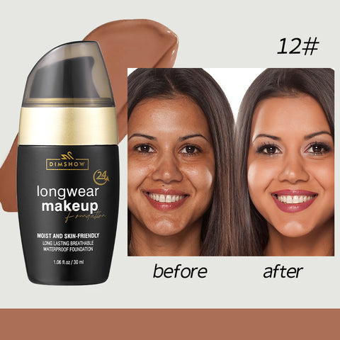Long-Lasting Makeup Oil Control Foundation Cream - VerdeLux Cosmetics 