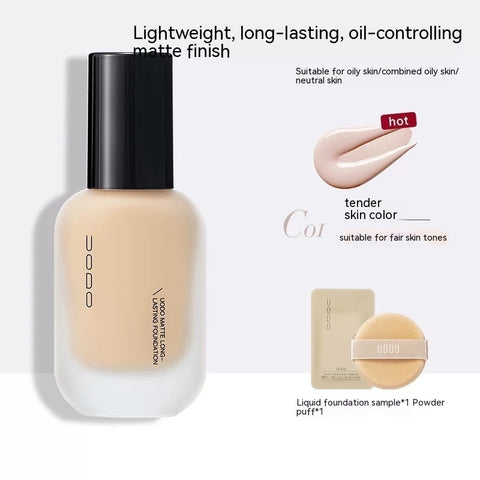 Liquid Foundation Long-lasting Moisturizing Concealer Cream Foundation Moisturizing - VerdeLux Cosmetics 