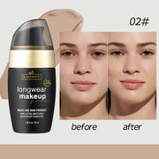 Long-Lasting Makeup Oil Control Foundation Cream - VerdeLux Cosmetics 