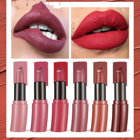 Waterproof matte lipstick collection