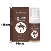Tanning Mousse Bronzer Moisturizing Without Sun - VerdeLux Cosmetics 