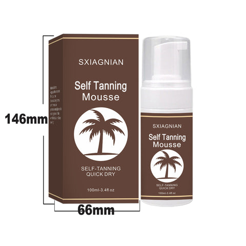 Tanning Mousse Bronzer Moisturizing Without Sun - VerdeLux Cosmetics 