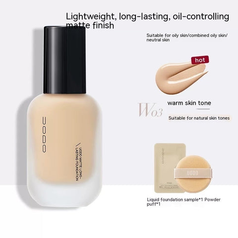 Liquid Foundation Long-lasting Moisturizing Concealer Cream Foundation Moisturizing - VerdeLux Cosmetics 