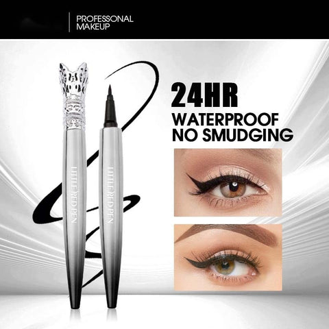 Eyeliner Liquid Eyeliner Waterproof Smear-proof Extremely Fine - VerdeLux Cosmetics 