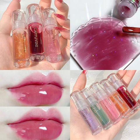 Hydrating clear lip gloss