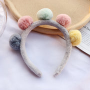 Kids face mask with hair clip accessories