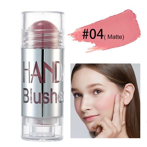 Cheek Blusher Shimmer Blush Stick Face Makeup Highlighter Bronzer Contour Cream Long-lasting Facial Make Up Cosmetics - VerdeLux Cosmetics 