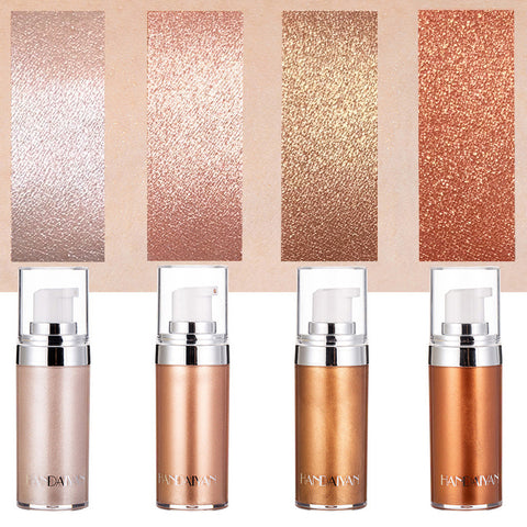Liquid Highlighter Makeup Face Legs Brightener Concealer Liquid Glitter Bronzer Face Glow Cosmetics - VerdeLux Cosmetics 