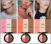 FA20 Three Colors Bronzer-1 - VerdeLux Cosmetics 