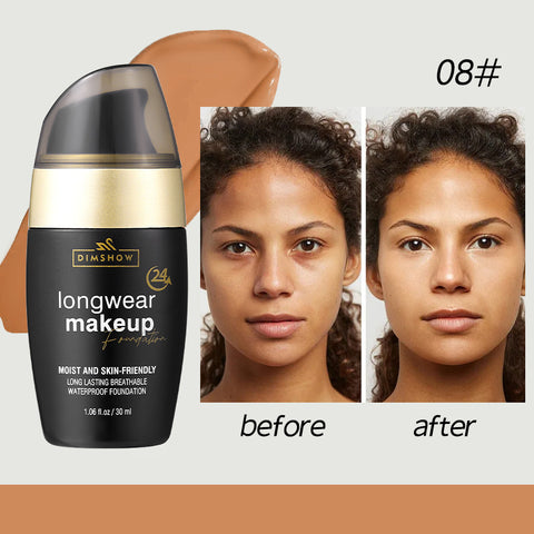 Long-Lasting Makeup Oil Control Foundation Cream - VerdeLux Cosmetics 