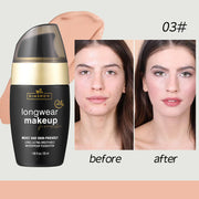 Long-Lasting Makeup Oil Control Foundation Cream - VerdeLux Cosmetics 