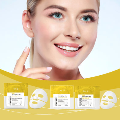 Collagen moisturizing face mask for hydrated skin