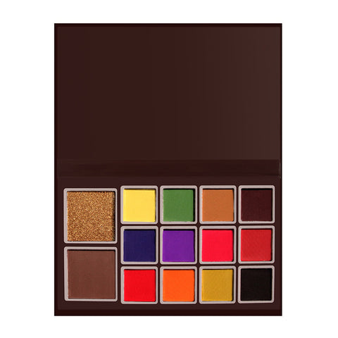 14-color Eyeshadow Pearly Matte Eyeshadow Palette - VerdeLux Cosmetics 