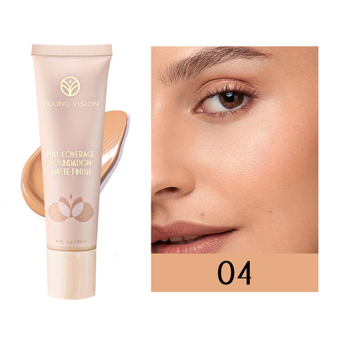 Liquid Invisible Improve Skin Color Foundation Cream - VerdeLux Cosmetics 
